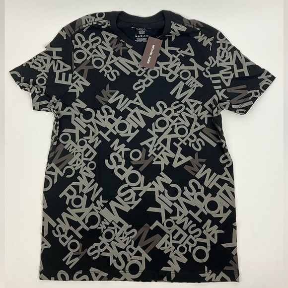 Michael Kors print black Tee - Picture 1 of 8